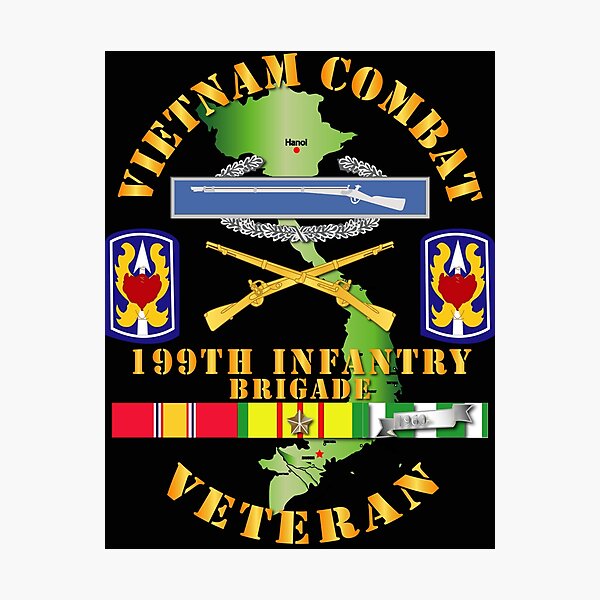 Army Vietnam Combat Infantry Veteran W Th Inf Bde Ssi V