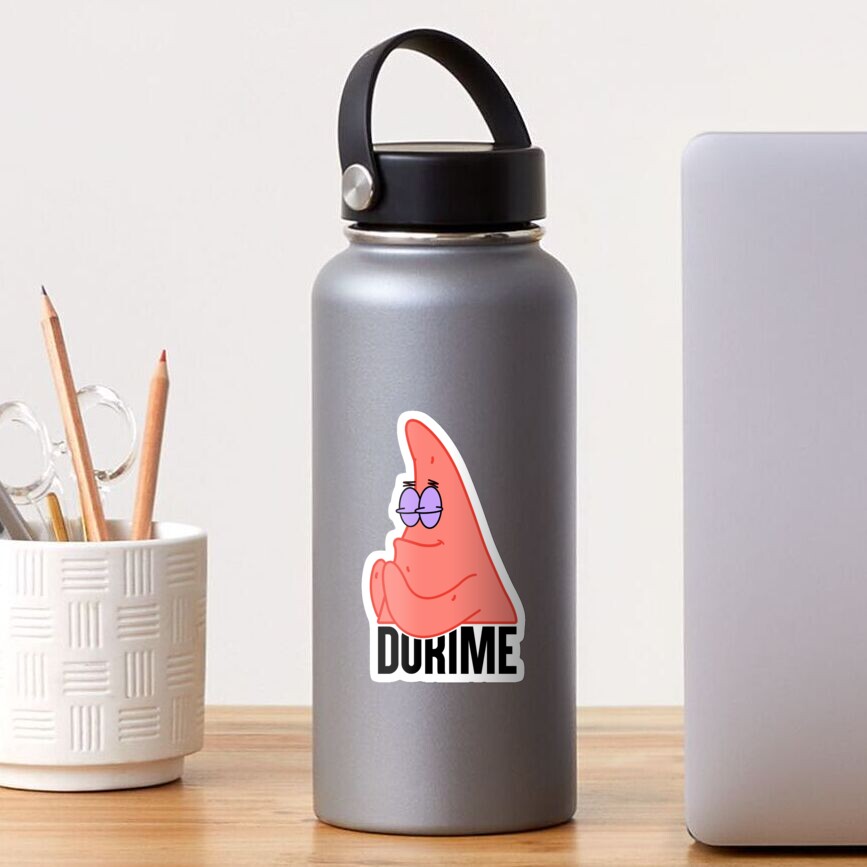 Patrick Star Praying Dorime Ameno Sticker By Artsylab Redbubble