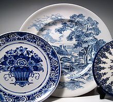 Delft and Wedgewood Still Life by marybedy