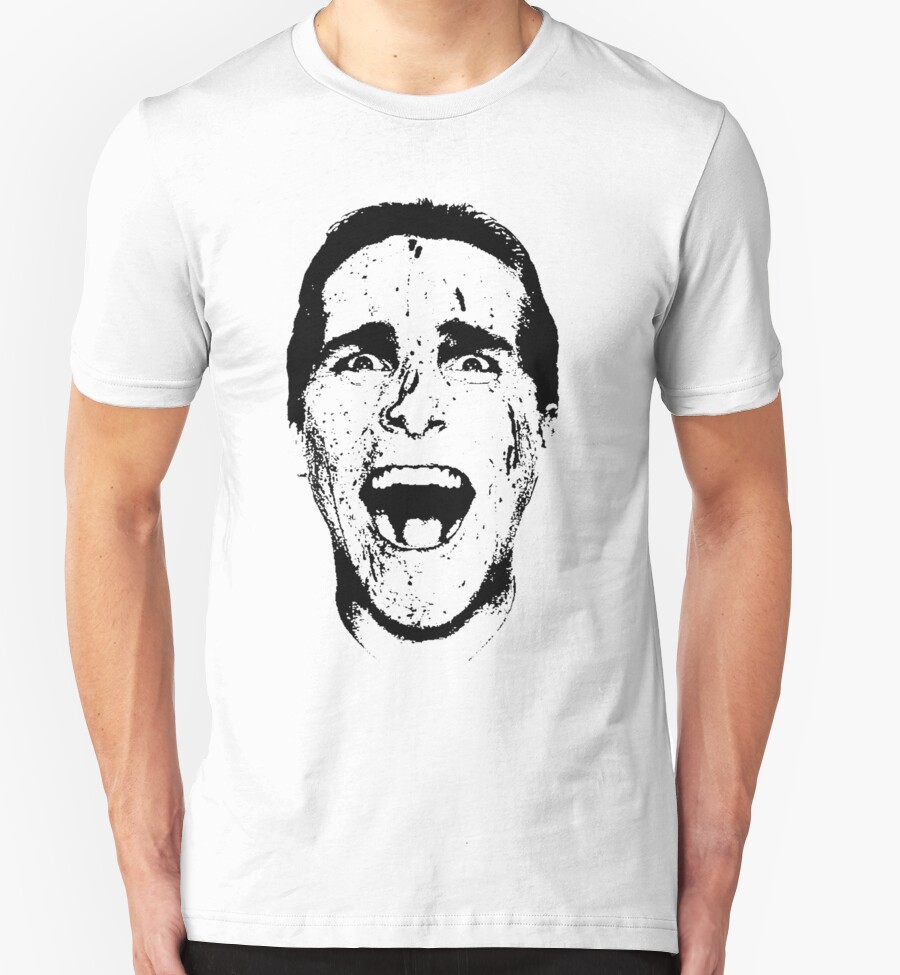 patrick bateman white shirt
