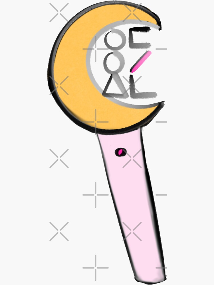 Stan Loona Lightstick Sticker By Ninichuu Redbubble