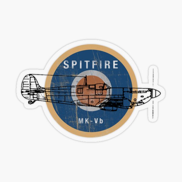 Spitfire Sticker By Tobias1969 Redbubble