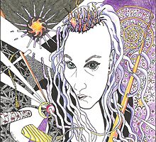 Personal Space - Portrait of RB artist Dreddart by Sally O'Dell