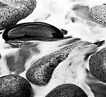 Rock in Motion, Porth Nanven, Cornwall by Simon Lupton