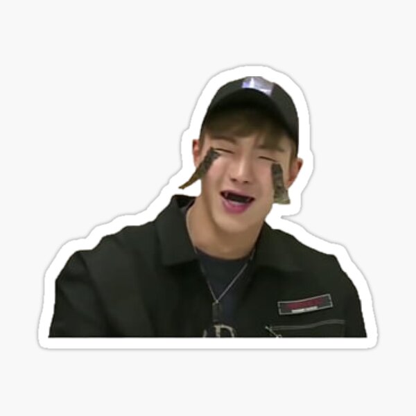 Shownu Cry Laughing Meme Sticker For Sale By MOONBEBEdesigns Redbubble