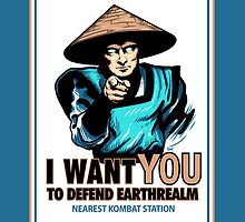 I Want YOU For Kombat by ninjaink