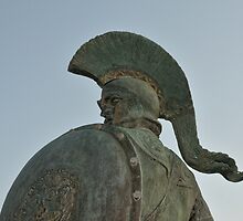 Statue of king Leonidas in Sparta, Greece by nickthegreek82