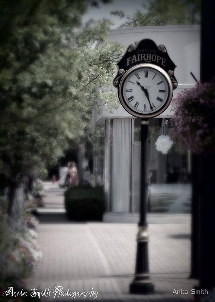 "Fairhope Clock" by Anita Smith Redbubble
