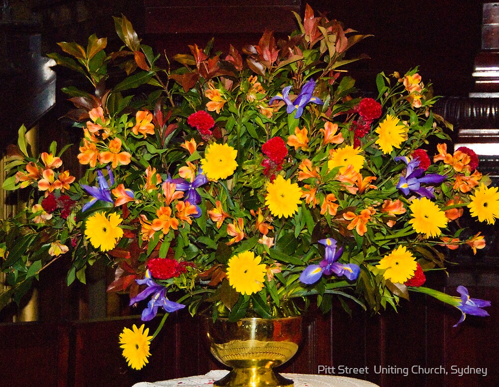 "0109 Floral Arrangement for Easter Sunday" by Pitt Street Uniting