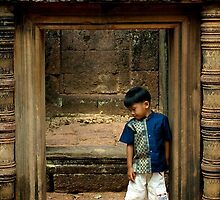 An imaginary friend, Angkor Wat by Alex Tan