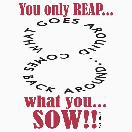 "you Only Reap What U Sow!" Stickers By Dee-Karma-Arts | Redbubble