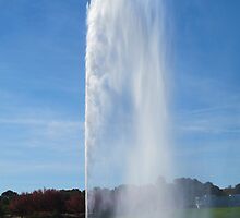 Water Jet Fountain, Canberra by Michael John