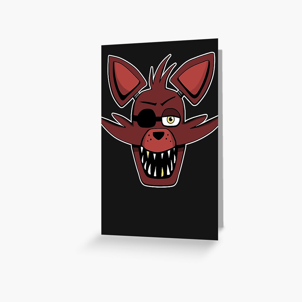 Five Nights At Freddy S Fnaf Foxy Greeting Card By Kaiserin