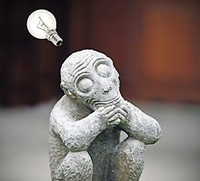 Thinker revisit. by Gwoeii