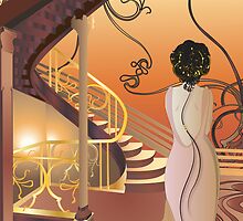 l'triste - art nouveau tribute piece by cbeady