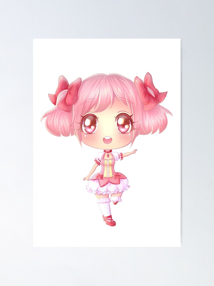 Puella Magi Madoka Magica Madoka Chibi Poster By Taitrochelle