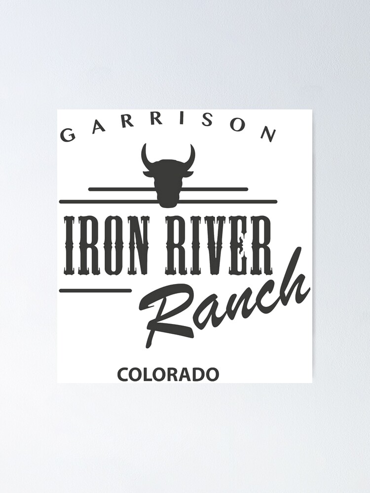 Iron River Black Poster By Shirleydefeo Redbubble