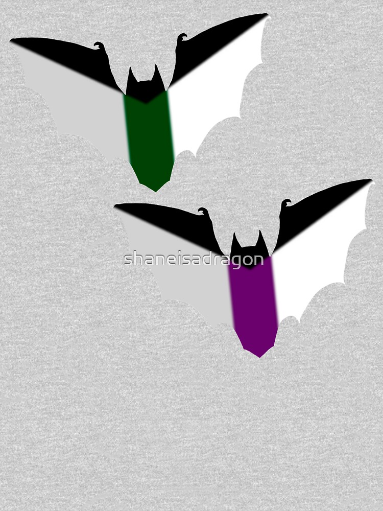 Demiromantic Demisexual Pride Bats T Shirt By Shaneisadragon