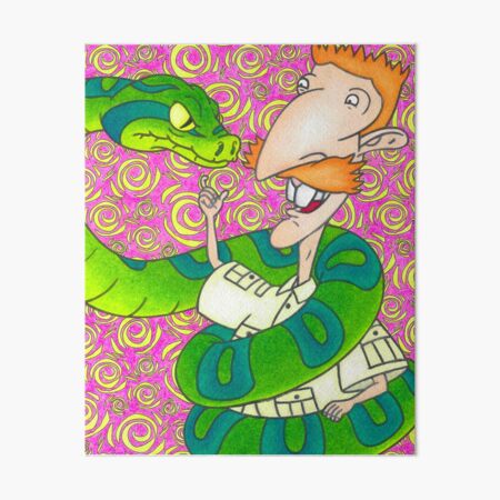 Nigel Thornberry The Wild Thornberrys Neon Pattern S Art Board