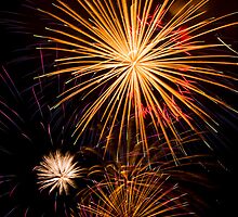 Colorful Pyrotechnics Show by Kenneth Keifer