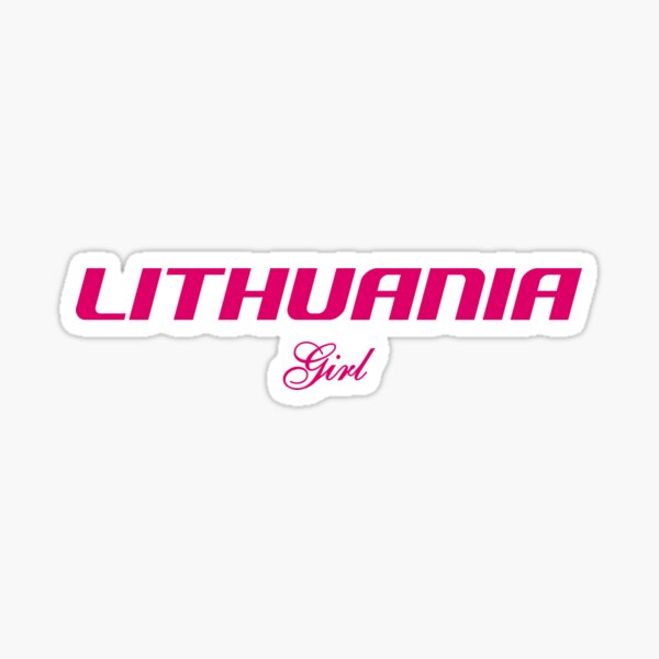 LITHUANIA GIRL Sticker For Sale By Eyesblau Redbubble