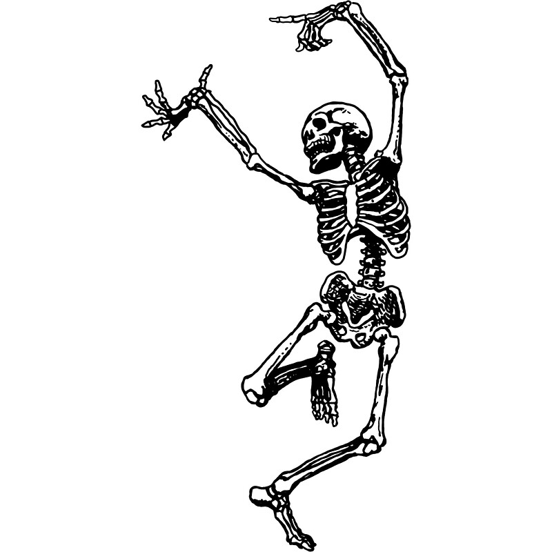 Dancing skeleton clipart free download! 