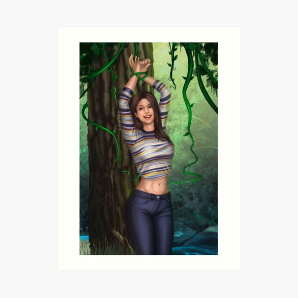 Jungle Tickling Art Print For Sale By Ladykraken Redbubble