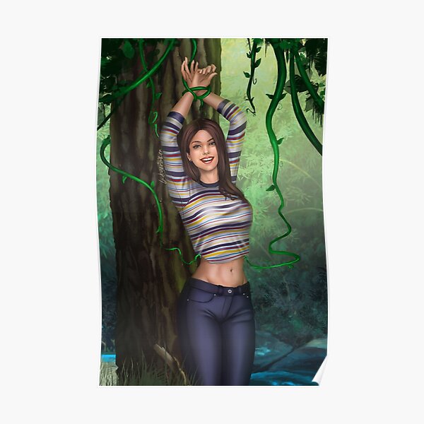 Jungle Tickling Poster For Sale By Ladykraken Redbubble