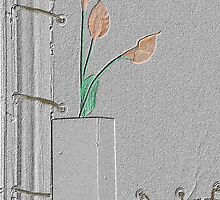 Oriental Flower Design by Rosalie Scanlon