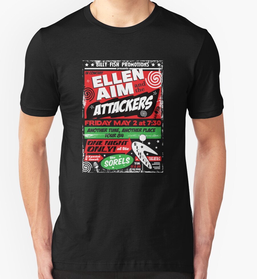 ellen aim and the attackers t shirt