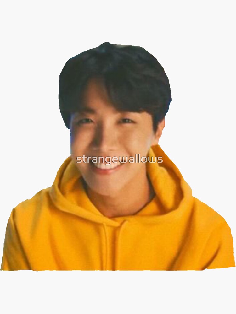 Jung Hoseok Sticker By Strangewallows Redbubble