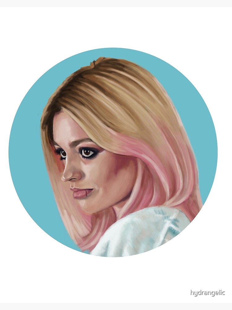 Sex Education Maeve Wiley Emma Mackey Portrait Painting Illustration