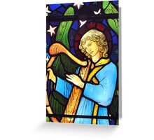 William Morris Stained Glass Greetings Card Greeting Card