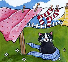 Windy Wash Day by Lisa Marie Robinson