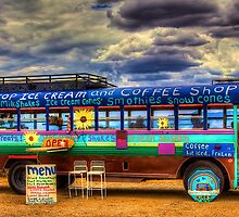 Solar Ice Creme Bus -- Taos, New Mexico by njordphoto