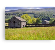 Summer Meadow, Wharfedale - The Yorkshire Dales Canvas Print
