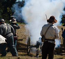 Firing at the enemies by Gerard Rotse