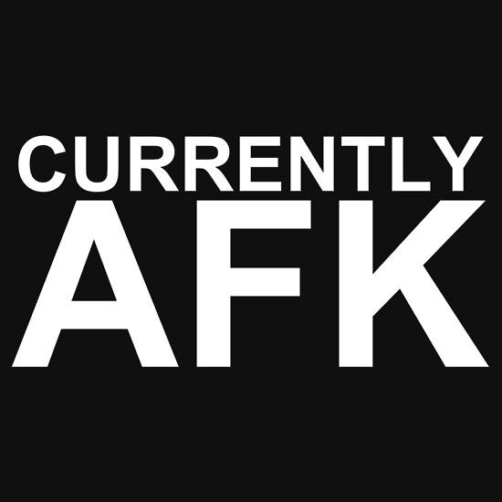 Currently Afk Reversed Colours T Shirts And Hoodies By Niteowl Redbubble