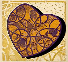 Golden-Purple-Heart-Shadow by Kerryn Madsen-Pietsch