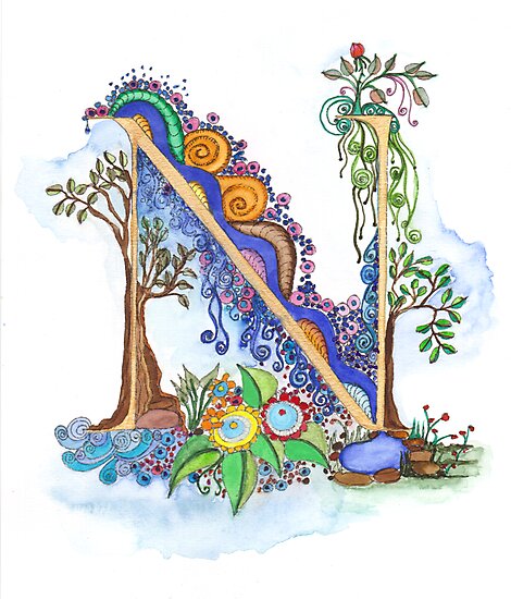 "N - an illuminated letter" Photographic Prints by wiccked | Redbubble