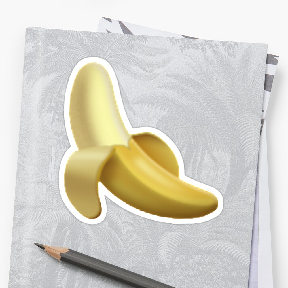 Banane Emoji Stickers Par Emojiames Redbubble