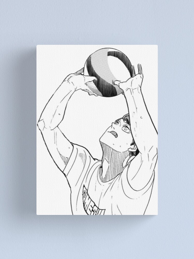 Oikawa Setting Haikyuu Timeskip Manga Cap Canvas Print By Joojlia