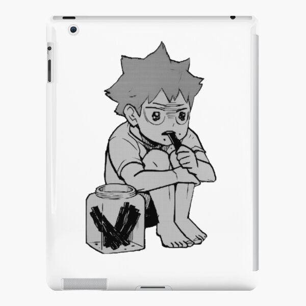 Sad Hinata Haikyuu Timeskip Manga Cap IPad Case Skin By Joojlia