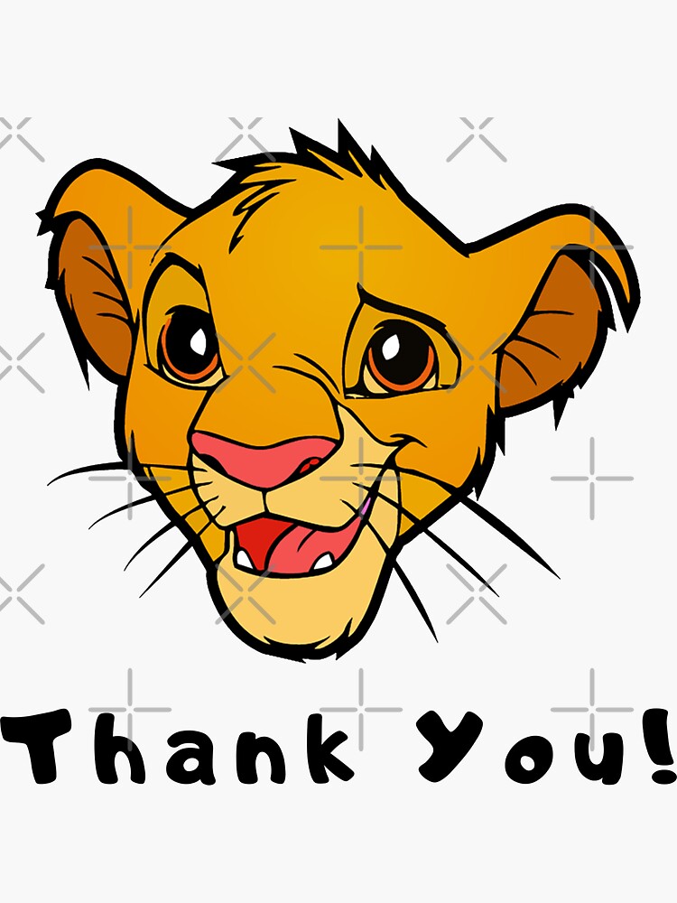 Happy Birthday The Lion King Simba Sticker For Sale By