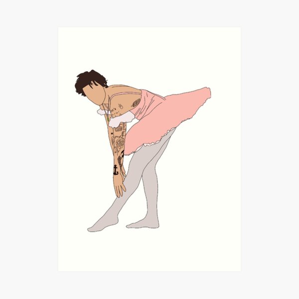 Snl Ballerina Harry Styles Art Print For Sale By Kaitygrace Redbubble