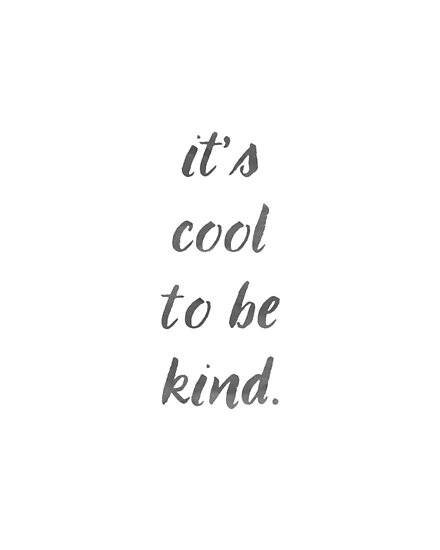 kind is the new cool