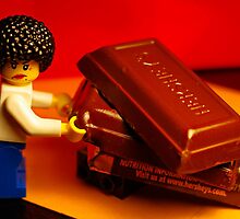 Stay away from my chocolate... by Lorena María