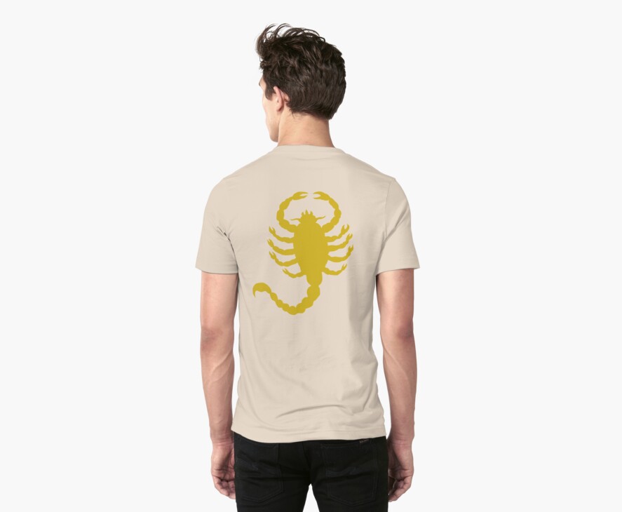 "DRIVE SCORPION (GOLD)" T-Shirts & Hoodies by DREWWISE | Redbubble