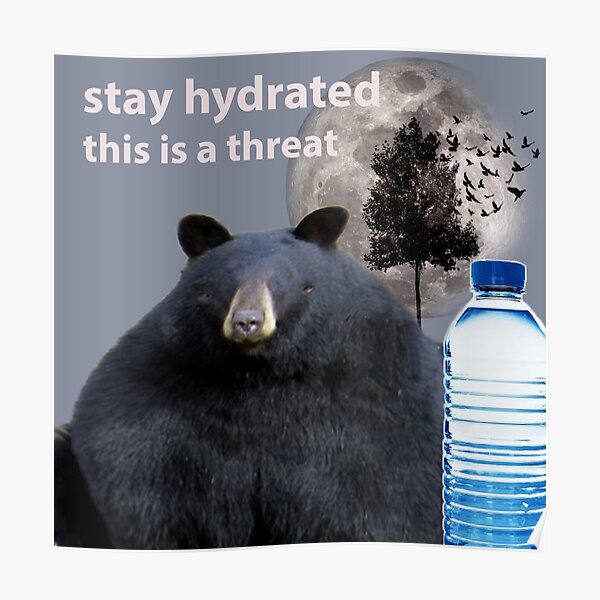 Stay Hydrated Posters Redbubble