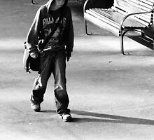 A boy with his shadowy thoughts by Maree Cardinale